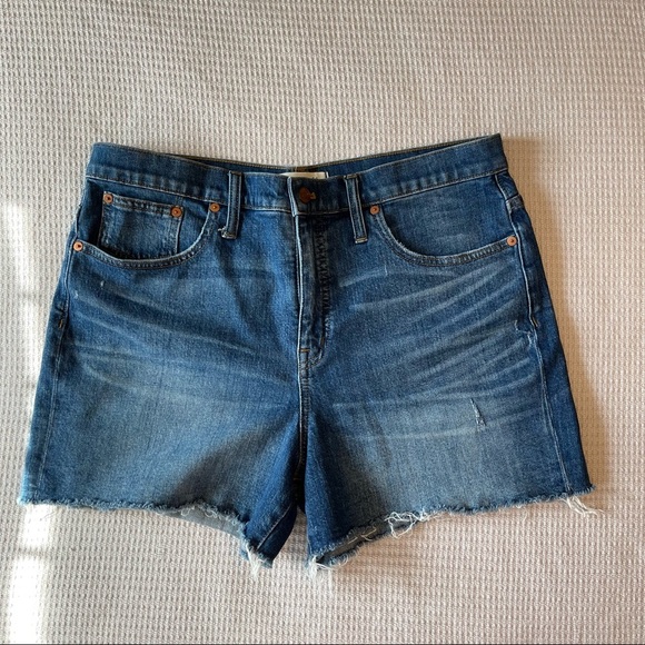 MADEWELL High Rise Denim Shorts Cutoff F7019 - Picture 5 of 8